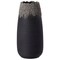 Uniquewise Contemporary Black Table Vase with Dripping Crystal Look and Scalloped Opening Design, 10 Inch QI004358.L - alternate 5